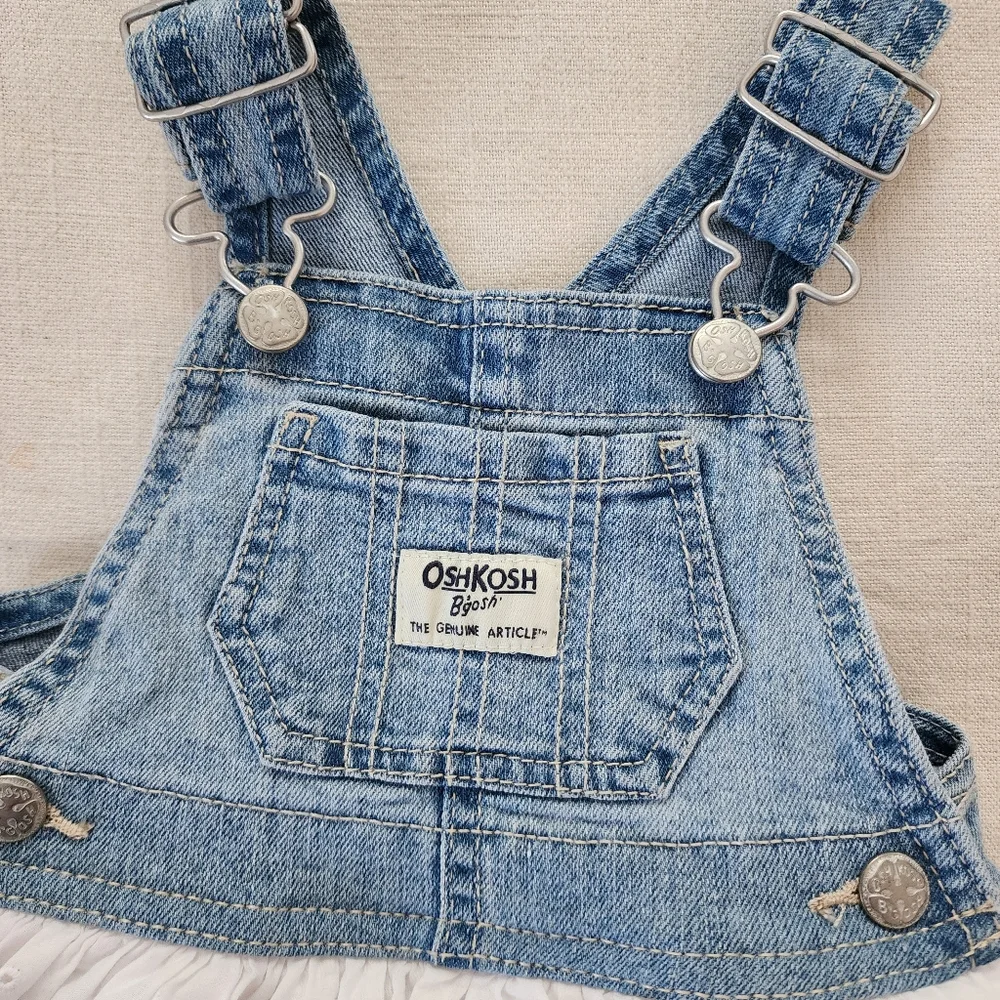 Oshkosh eyelet denim cotton skirtall 6 months